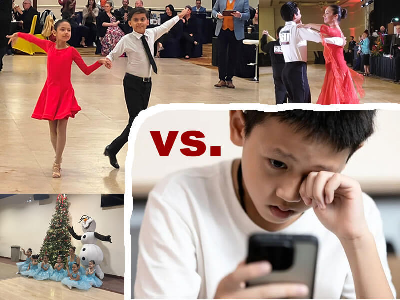 What is better for children: dance lessons or cell phones? 